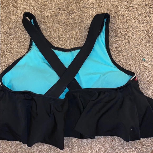 Neon Printed Target Bikini Top - Picture 2 of 2